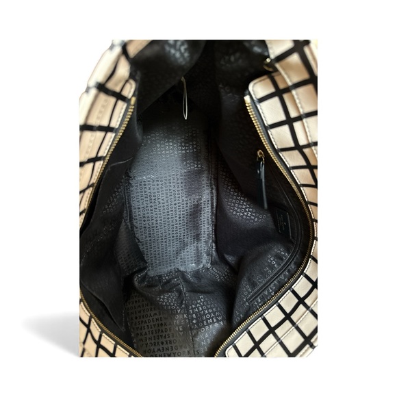 Kate Spade Black and White Checkered Tote Bag - Picture 7 of 8